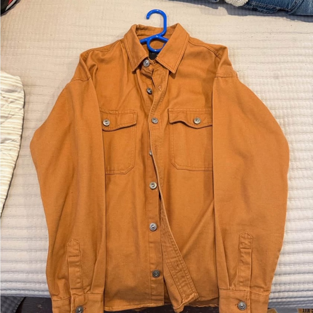 Men's tan duck canvas Jacket